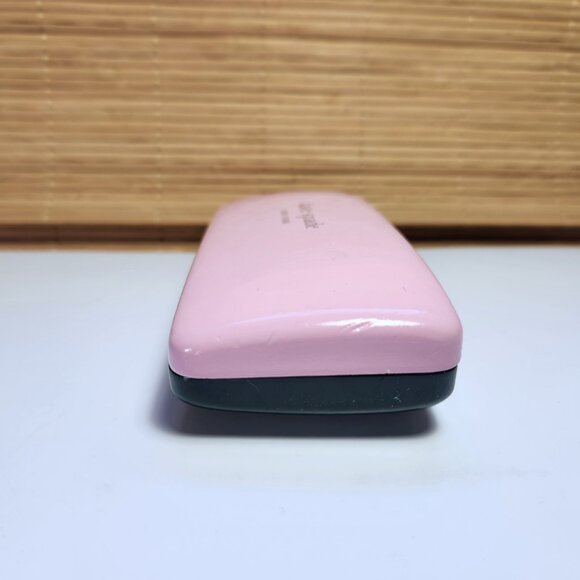 Kate Spade Sunglass Eyeglass Case Hard Clamshell Pink and Green - Picture 4 of 5